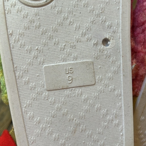 Steve Madden Shear Faux Fur Tie Dye Slide Size 9 - Picture 5 of 6